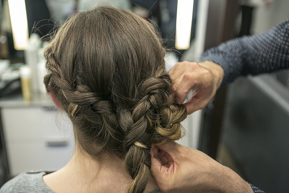 Step Four: Braided Chignon For Brunch Step Four: Braided Chignon For Brunch