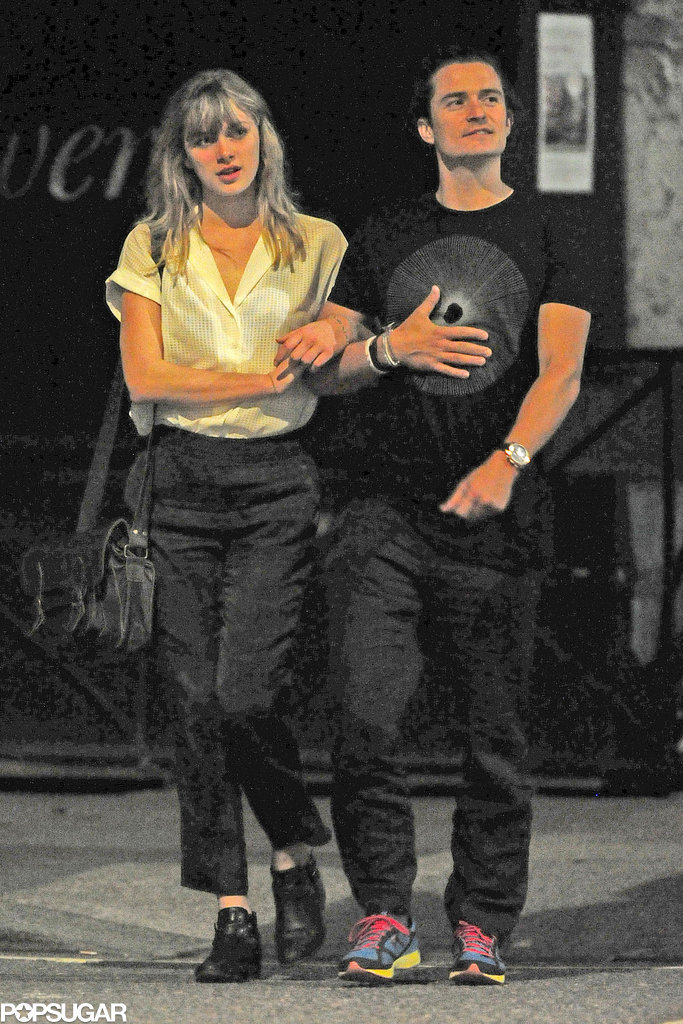 Is Orlando Bloom on a Date? Miranda Kerr Says No Is Orlando Bloom on a Date? Miranda Kerr Says No