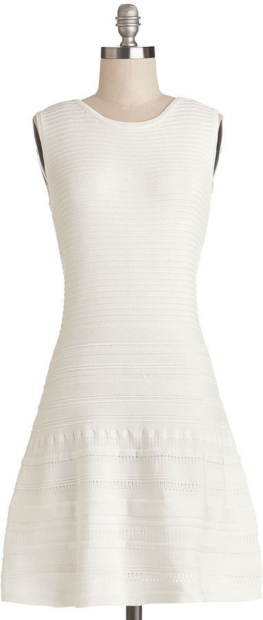 BB Dakota White Fit-and-Flare Dress BB Dakota White Fit-and-Flare Dress