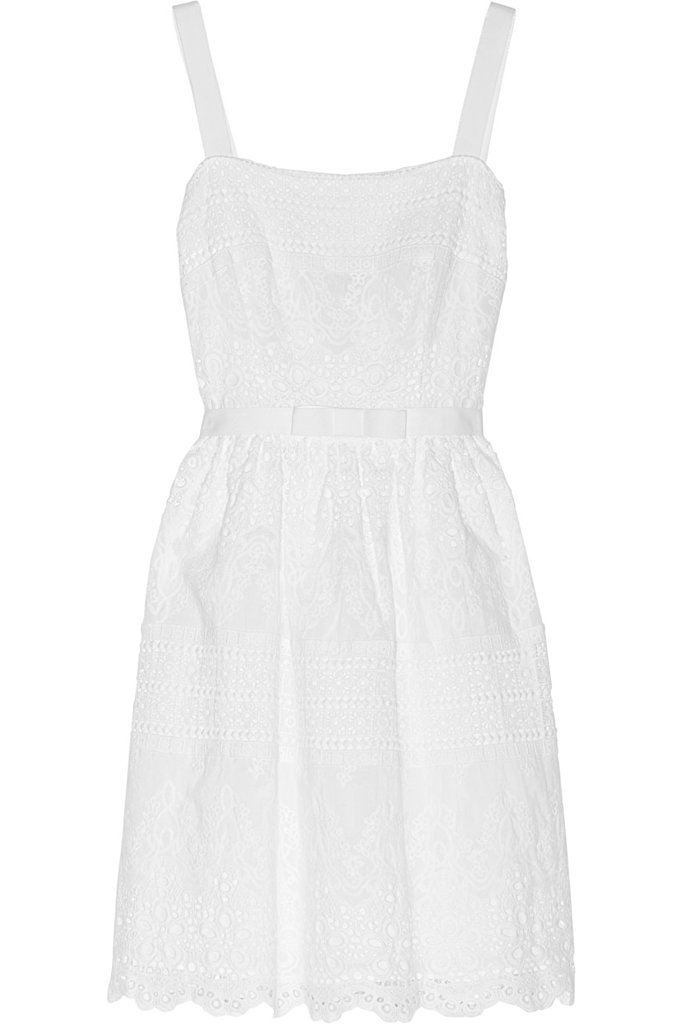 Collette Dinnigan White Cotton Dress Collette Dinnigan White Cotton Dress