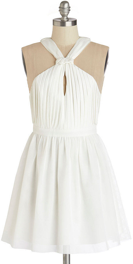 Modcloth White Halter Dress Modcloth White Halter Dress