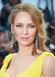 Uma Thurman Closes Cannes With a Beachy Braid