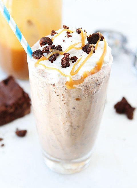 Salted Caramel Brownie Milkshake Salted Caramel Brownie Milkshake
