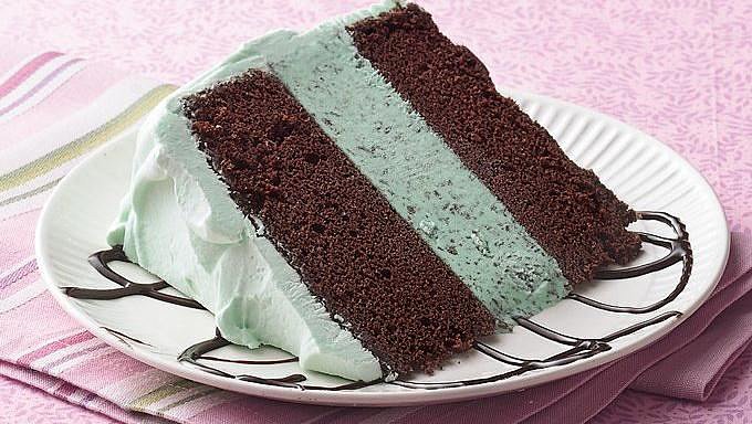 Mint Ice Cream Cake Mint Ice Cream Cake