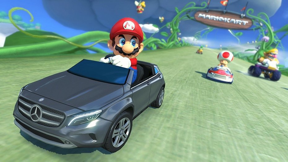 Mario Kart Returns With New Tracks, New Weapons, and a Sparkling Mercedes Mario Kart Returns With New Tracks, New Weapons, and a Sparkling Mercedes