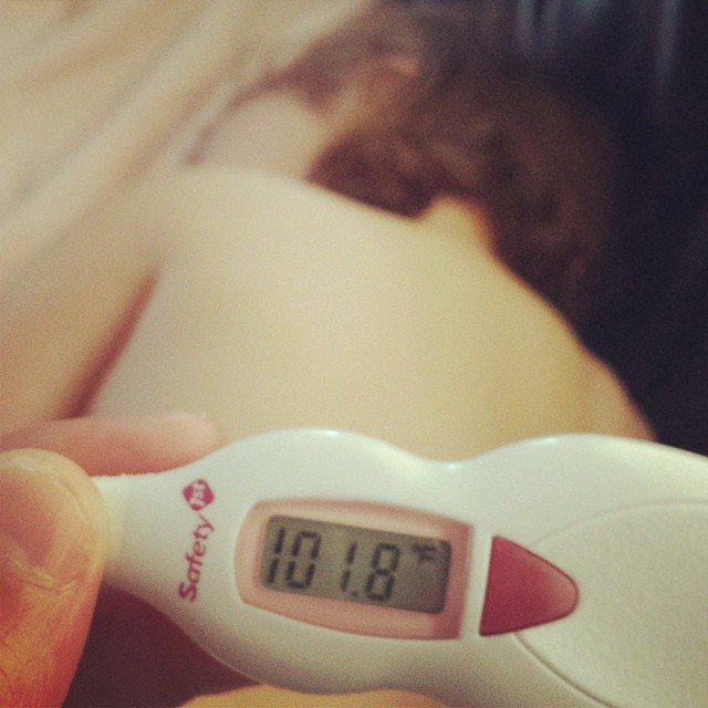 Traveling spouses and sick tots go hand in hand. Traveling spouses and sick tots go hand in hand.