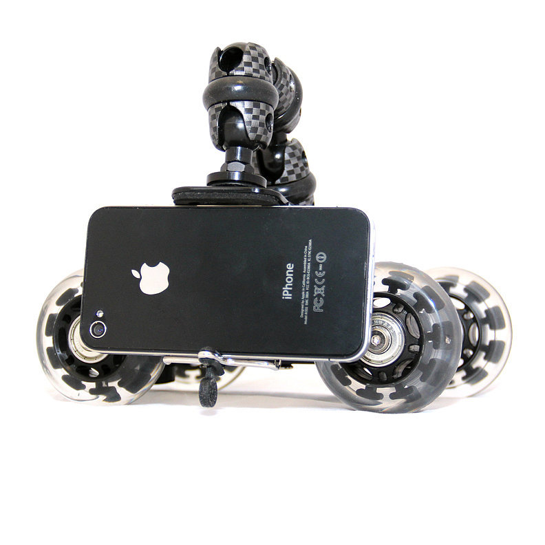 The photo-loving Dad will get cinematic, sweeping shots on the go with the smooth rolling wheels of the iStabilizer dolly ($40) for smartphones. The mount can also be detached and used on tripods with a standard camera mount.
The photo-loving Dad will get cinematic, sweeping shots on the go with the smooth rolling wheels of the iStabilizer dolly ($40) for smartphones. The mount can also be detached and used on tripods with a standard camera mount.