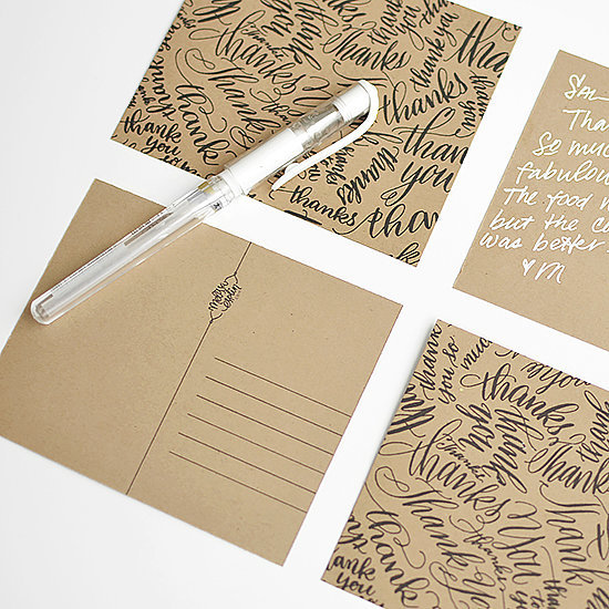 Postcard Thank You Note Postcard Thank You Note