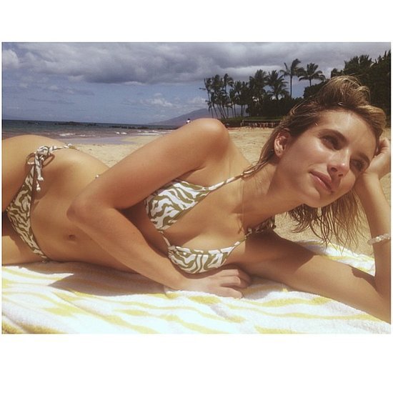 Bikini-Clad Emma Roberts Enjoys a Slice of Paradise Bikini-Clad Emma Roberts Enjoys a Slice of Paradise