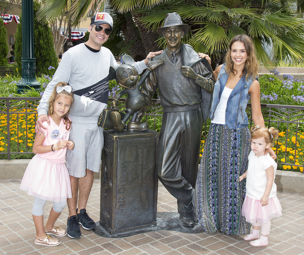 Jessica Alba and Cash Warren snapped a picture at Disney's California Adventure with their daughters, Honor and Haven.
Jessica Alba and Cash Warren snapped a picture at Disney's California Adventure with their daughters, Honor and Haven.