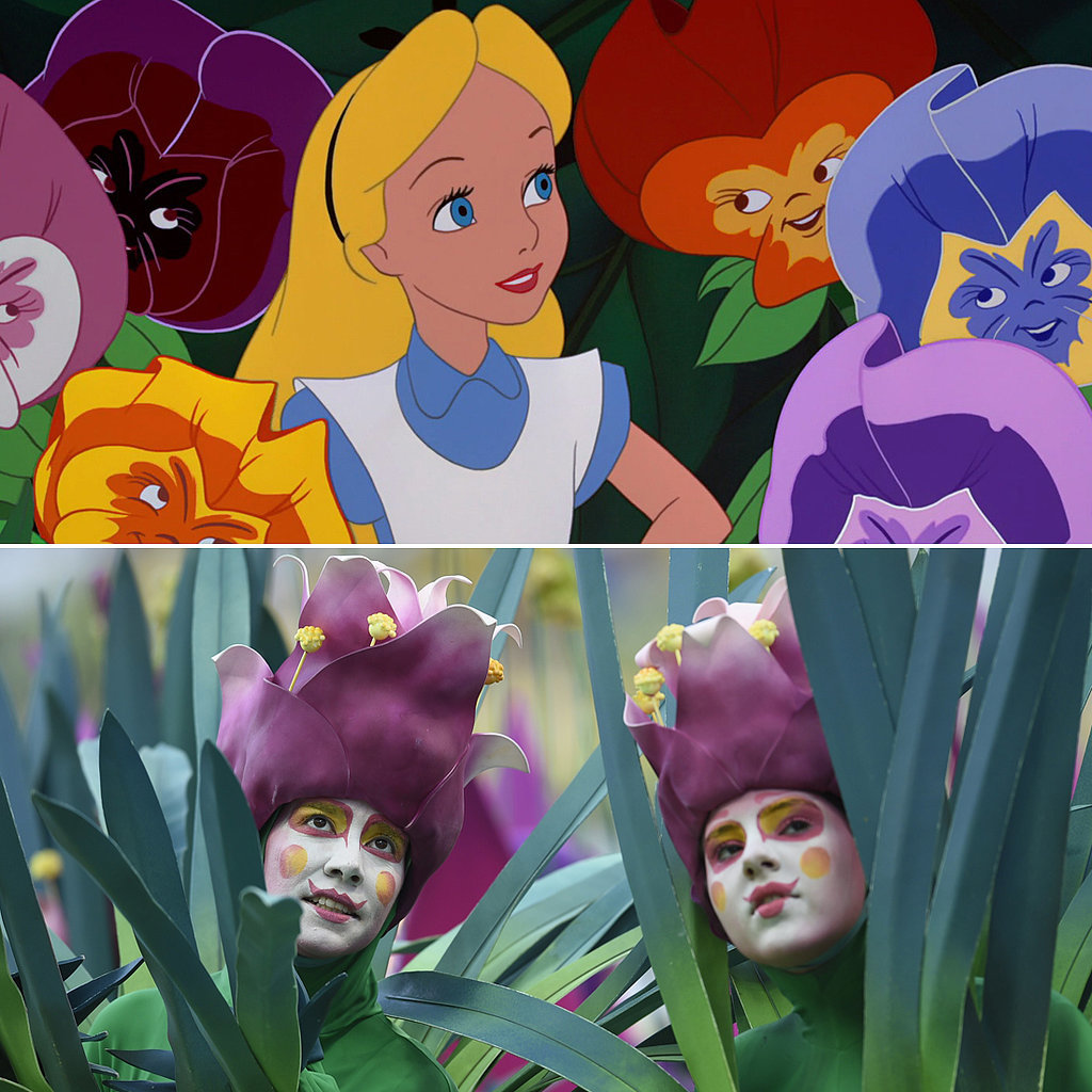 The dancers dressed as flowers look an awful lot like the Alice in Wonderland flowers.
Source: Disney, Getty / DIMITAR DILKOFF The dancers dressed as flowers look an awful lot like the Alice in Wonderland flowers.
Source: Disney, Getty / DIMITAR DILKOFF
