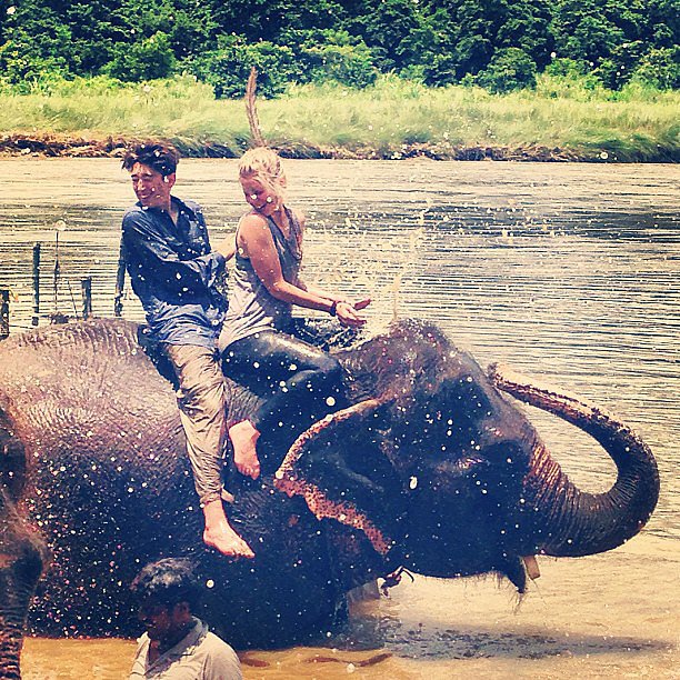 Take an Elephant Shower in Nepal Take an Elephant Shower in Nepal