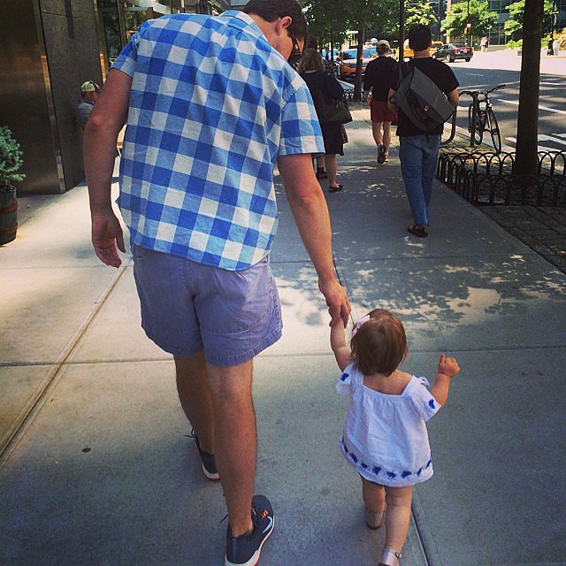 Jenna Bush Hager showed off her new little walker, Mia, in this Father's Day shot, saying, "Happy Father's Day to the most fun and loving papa on the block. Love you."
Source: Instagram user jennabhager
Jenna Bush Hager showed off her new little walker, Mia, in this Father's Day shot, saying, "Happy Father's Day to the most fun and loving papa on the block. Love you."
Source: Instagram user jennabhager