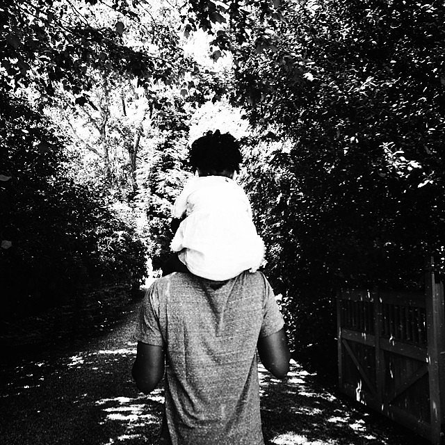 Beyoncé shared a snapshot of Blue hitching a ride on Jay Z's shoulders, simply saying, "Happy Happy Father's Day."
Source: Instagram user beyonce
Beyoncé shared a snapshot of Blue hitching a ride on Jay Z's shoulders, simply saying, "Happy Happy Father's Day."
Source: Instagram user beyonce