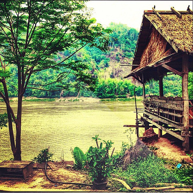 Float Down the Mekong River in Laos Float Down the Mekong River in Laos