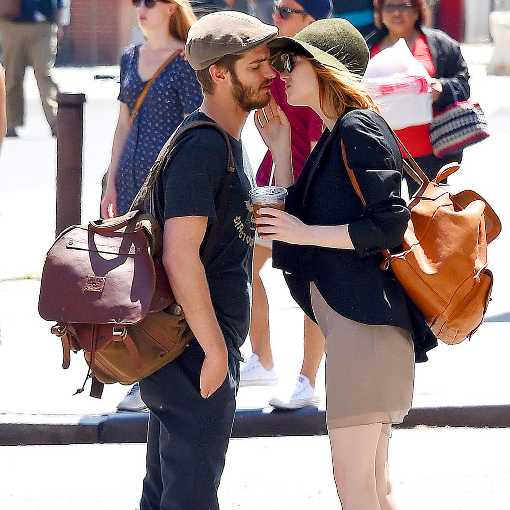 Emma Stone and Andrew Garfield Give Us Some Movie-Worthy PDA Emma Stone and Andrew Garfield Give Us Some Movie-Worthy PDA