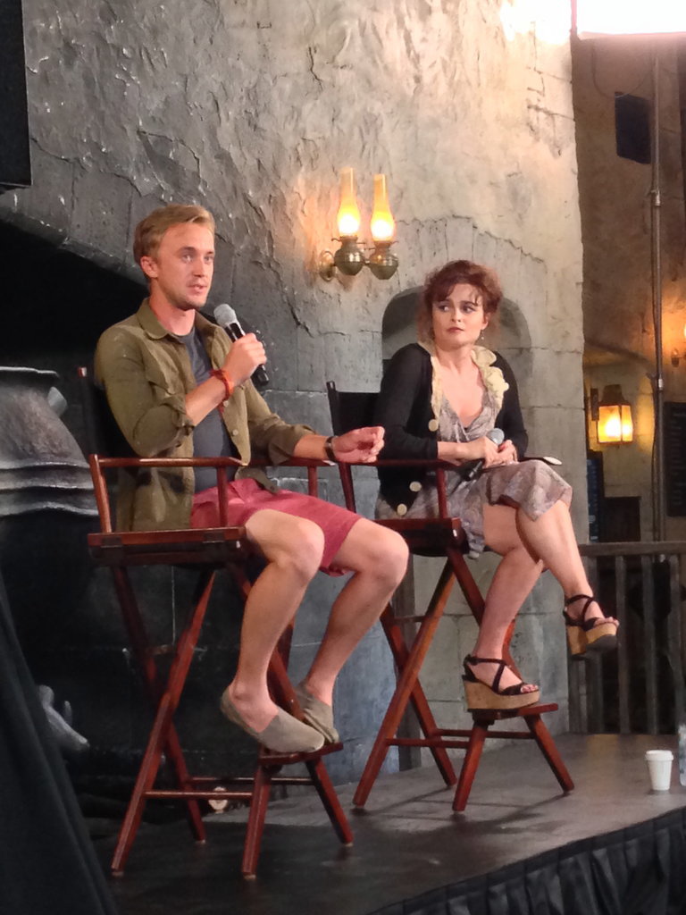 Tom Felton also said he hopes to bring his own little ones to The Wizarding World of Harry Potter some day. Cue the awwws.
Tom Felton also said he hopes to bring his own little ones to The Wizarding World of Harry Potter some day. Cue the awwws.