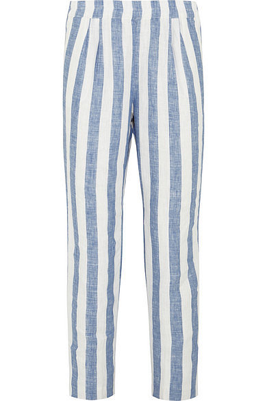 J.Crew Striped Linen Tapered Pants J.Crew Striped Linen Tapered Pants