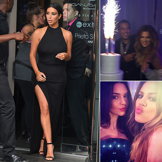 Kim Still Manages to Steal the Show at Khloé's Birthday Party Kim Still Manages to Steal the Show at Khloé's Birthday Party