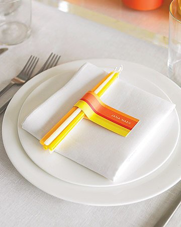 Striped Wedding Favor Tags Striped Wedding Favor Tags