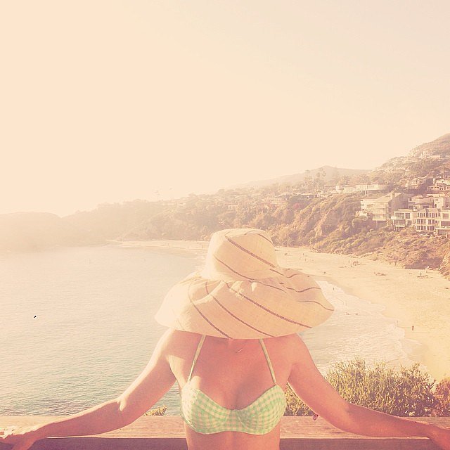 Lauren Conrad enjoyed the view. Source: Instagram user laurenconrad 