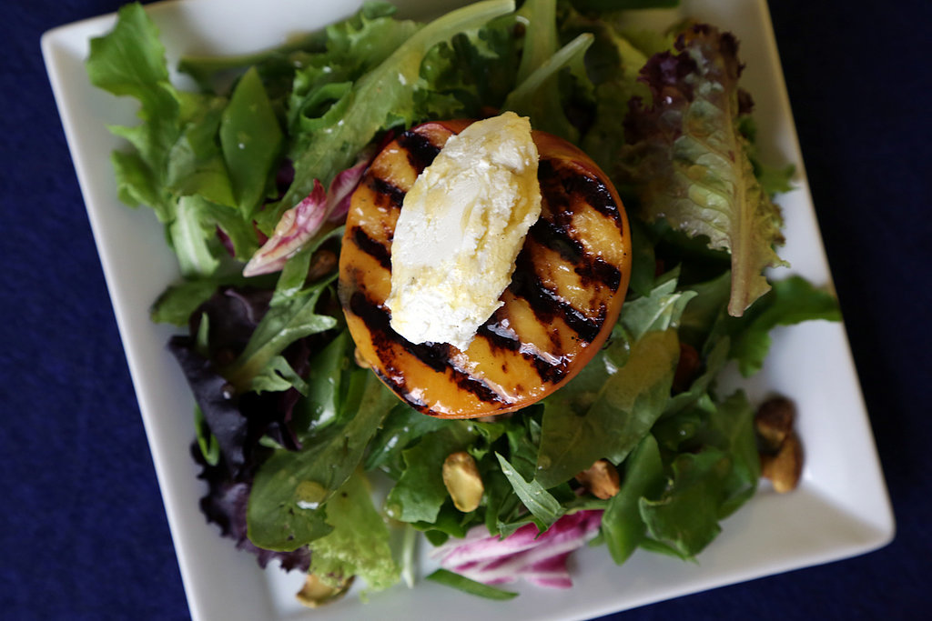 Grilled Peach Salad With Goat Cheese Grilled Peach Salad With Goat Cheese