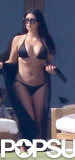 Surprisingly, Kim Kardashian Managed to Keep Her Latest Bikini Trip SFW