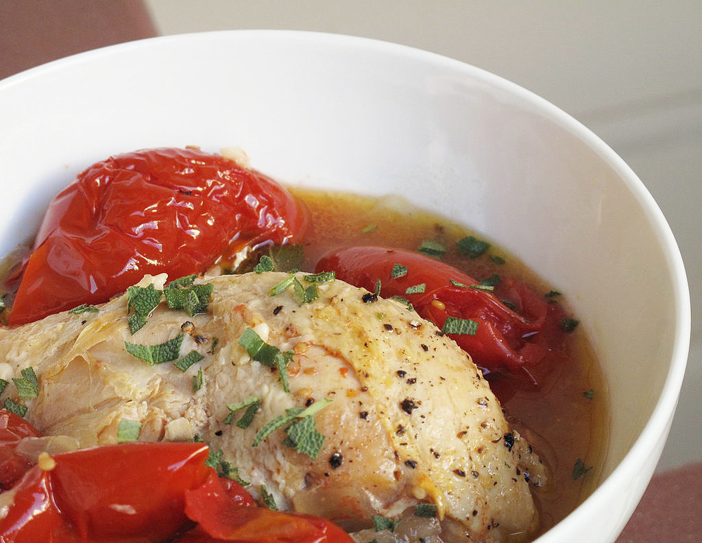 Braised Chicken and Tomatoes Braised Chicken and Tomatoes