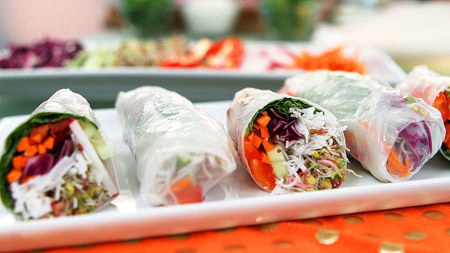 Vegetarian Spring Rolls Vegetarian Spring Rolls