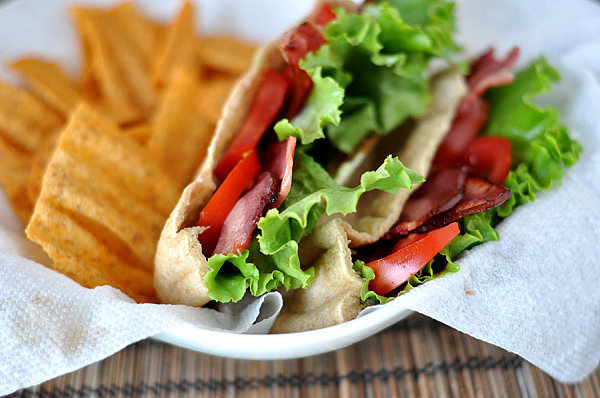 BLT Pita Pockets BLT Pita Pockets