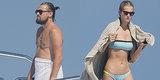 Leo's Shirtless on a Yacht With His Girlfriend, Obviously
