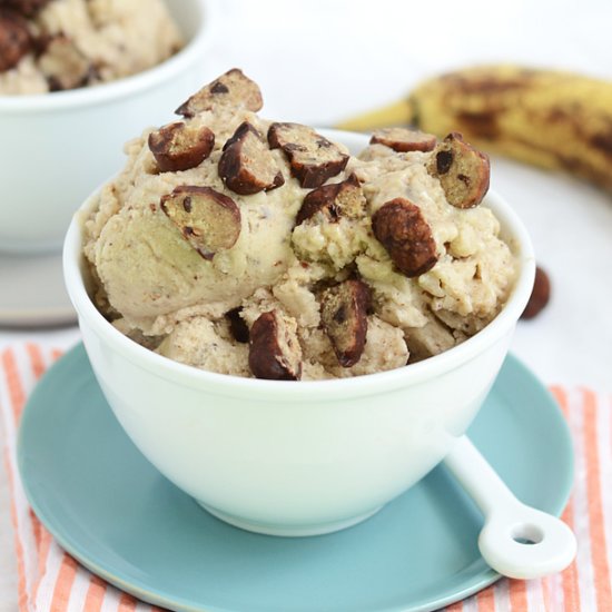 Vegan Cookie Dough Banana Soft Serve Vegan Cookie Dough Banana Soft Serve