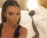 Kim Kardashian Posts Picture of Kanye West Sleeping in Ibiza, Jokes Her Husband Has "Side Chicks"