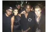 Justin Bieber Hung Out With Kim Kardashian And Kanye West At A Party In Ibiza