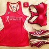 Check out our gear for City2Surf, to make her go a bit faster Justine ran to raise money for the National Breast Cancer Foundation. Source: Instagram user popsugarau 