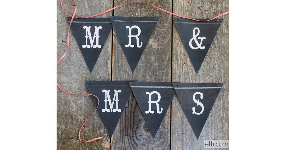 try chalkboard banners