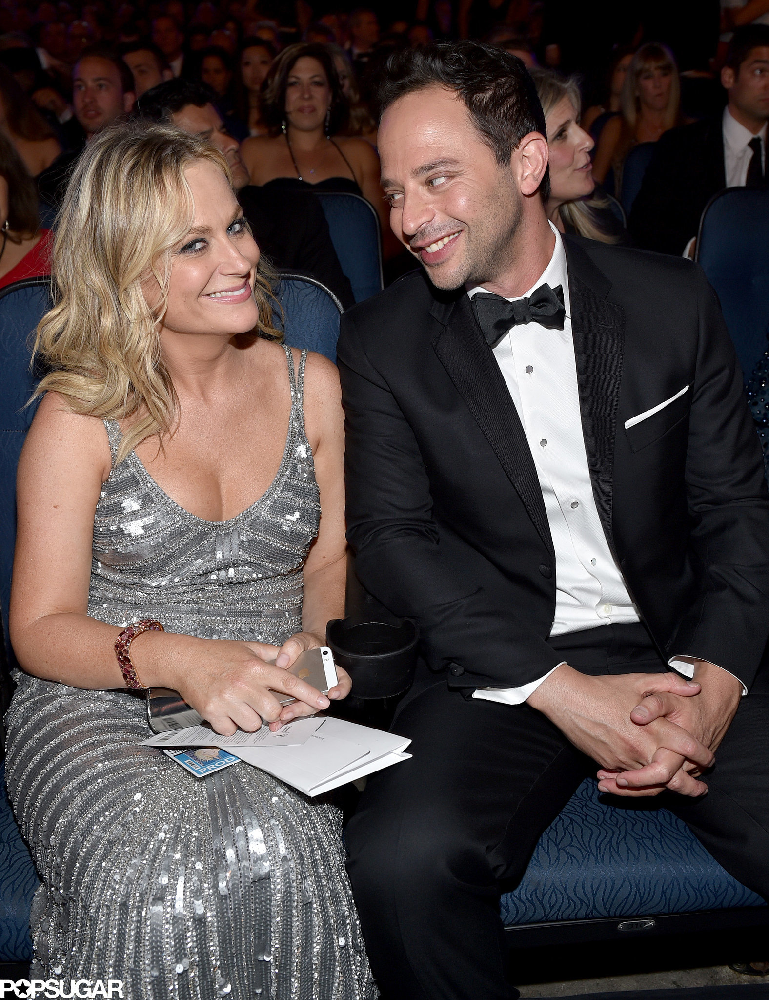 Funny couple Amy Poehler and Nick Kroll sat together in the audience. The 44 Best Pictures