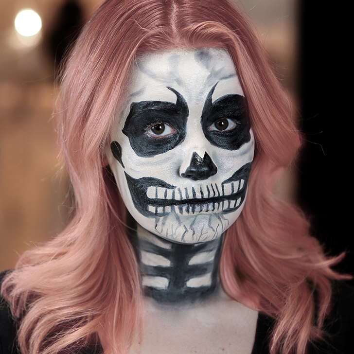 Skeleton Halloween Makeup Tutorial POPSUGAR Beauty - Skeleton Halloween Makeup Skeleton Halloween Makeup Tutorial POPSUGAR Beauty - Skeleton Halloween Makeup