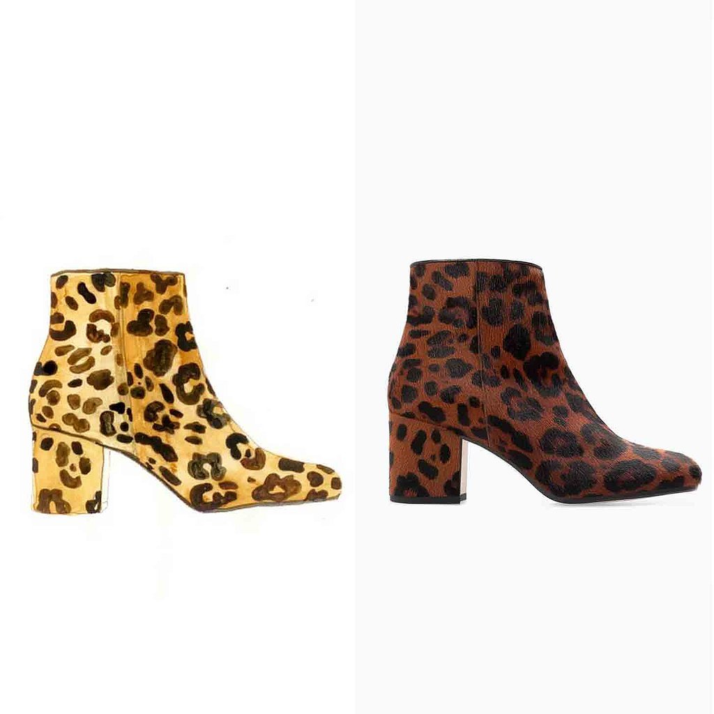 zara leopard boots