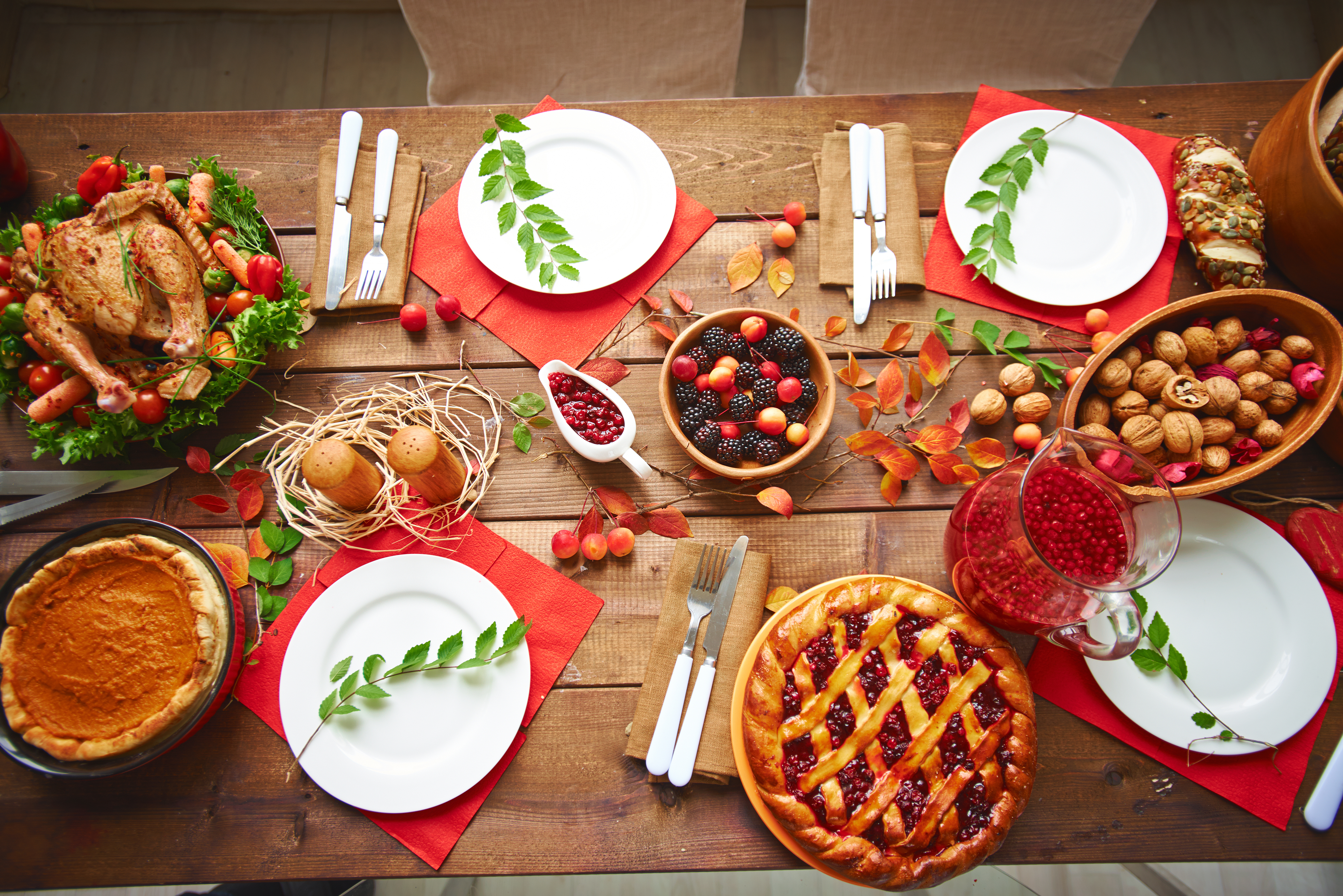 thanksgiving dinner wallpaper hd