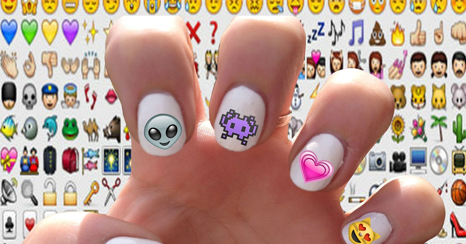 Emoji nail decals (5) The Ultimate Gift Guide For EmojiLovers