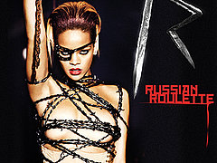 Rihanna's first new single ''Russian Roulette'' poster