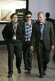 Robert Pattinson arrives at LAX