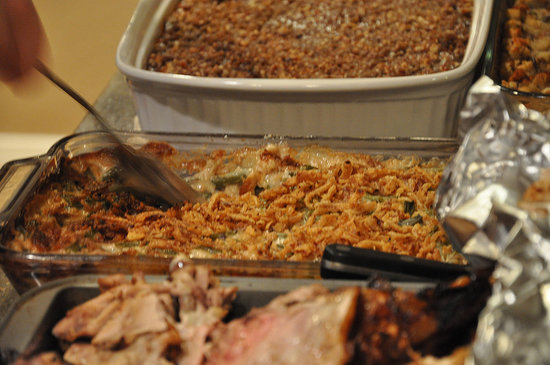 Green bean casserole. A Thanksgiving must! 