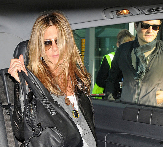 Jennifer Aniston at Heathrow Airport