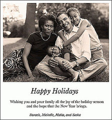 The Obamas Send Out 'Season's Greetings' Cards