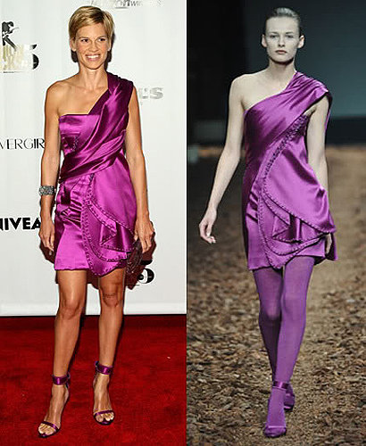 Who wore it better? Hilary v/s model