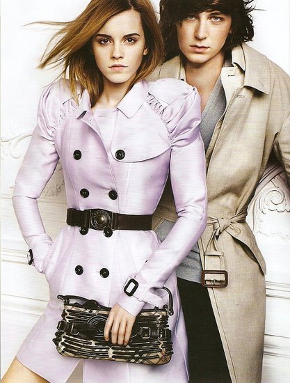 Emma Watson does Burberry S/S 2010 Ad campaign