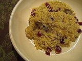 Brown Jasmine Rice with Mushrooms and Dried Cranberries Brown Jasmine Rice with Mushrooms and Dried Cranberries