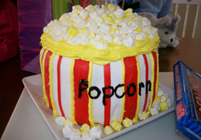 Popcorn cake